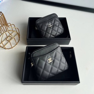 นาฬิกาข้อมือ CHANEL SHORT ZIPPY WALLET CAVEAR💛