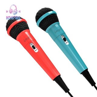 Ipega Dual Wired Microphone HD Noise Reduction Game Microphone for N-S/P5/P4/PC/XBox-ONE