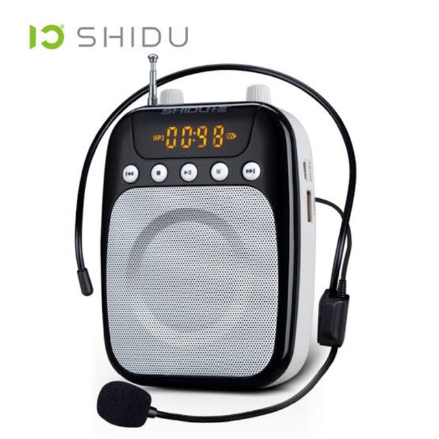 SHIDU ลำโพงพกพา เครื่องเสียงพกพา พร้อมไมค์