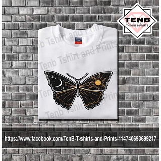 เสื้อยืด SUN MOON BUTTERFLY ที่กําลังมาแรงสําหรับผู้ชายและผู้หญิง - UNISEX LKY