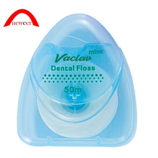 Vaclav 50 Meter 54 Yard Mint Flavor Floss Interdental Brush Tooth Neweer