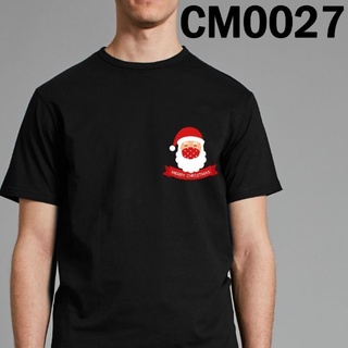 LOCAL READY STOCK TSHIRT CHRISTMAS XMAS SANTA STAY SAFE CM0027 TEE 2022 Baju Krismas/Couple/MEN/WOMAN/COTTON/OVERSIZEเสื