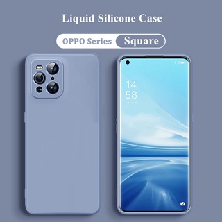 เคสโทรศัพท์มือถือ ขอบตรง สําหรับ OPPO A91 A31 Find X3 X2 F11 F9 R17 Pro E2