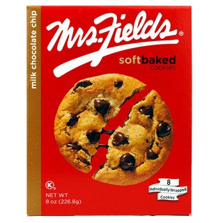 คุกกี้นมผสมช็อกโกแลตชิฟ ช็อกโกแลตชิฟ คุกกี้ มิสซิสฟิลด์ 226.8กรัม Mrs Fields Chocolate Chips Cookies (Milk Chocolate)