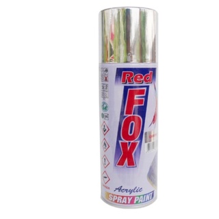 สีสเปรย์โครเมี่ยม RED FOX ขนาด 400 cc (ราคาต่อกระป่อง)