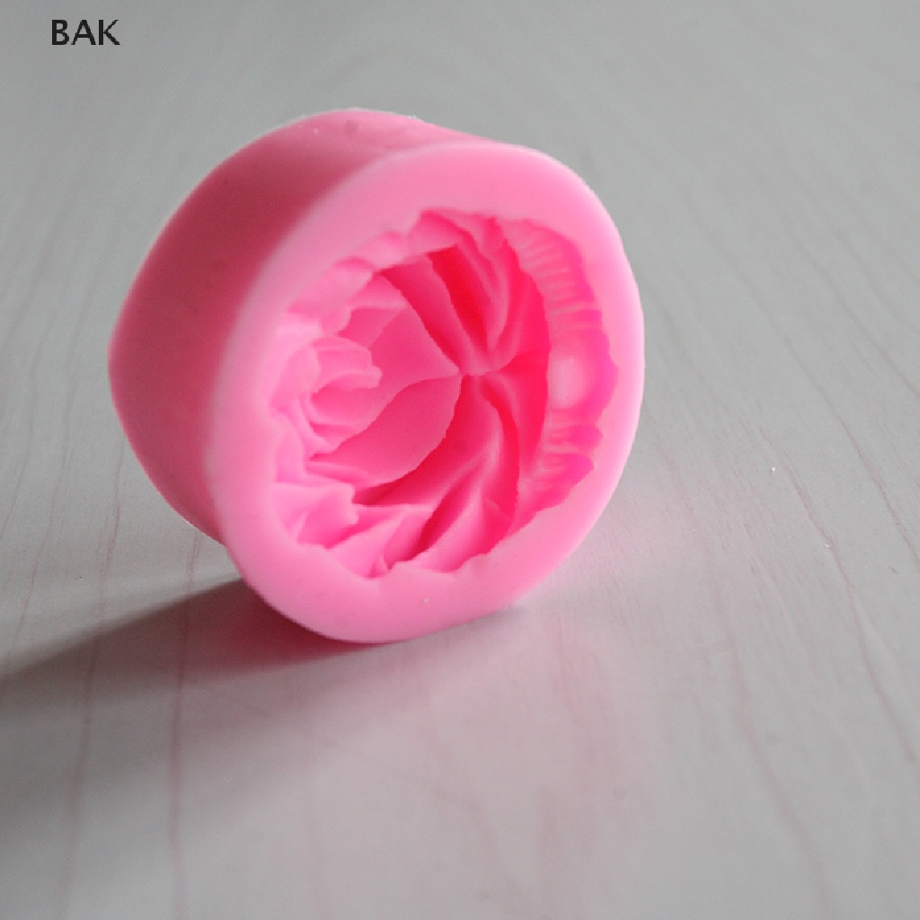 Bak แม่พิมพ์ซิลิโคน รูปดอกกุหลาบ 3D สําหรับทําเค้ก ช็อคโกแลต น้ําตาลปั้น ฟองดองท์ DIY BA ราคา ถูกที่สุด ดีลบีเคเค แกลเลอรีภาพที่ 5