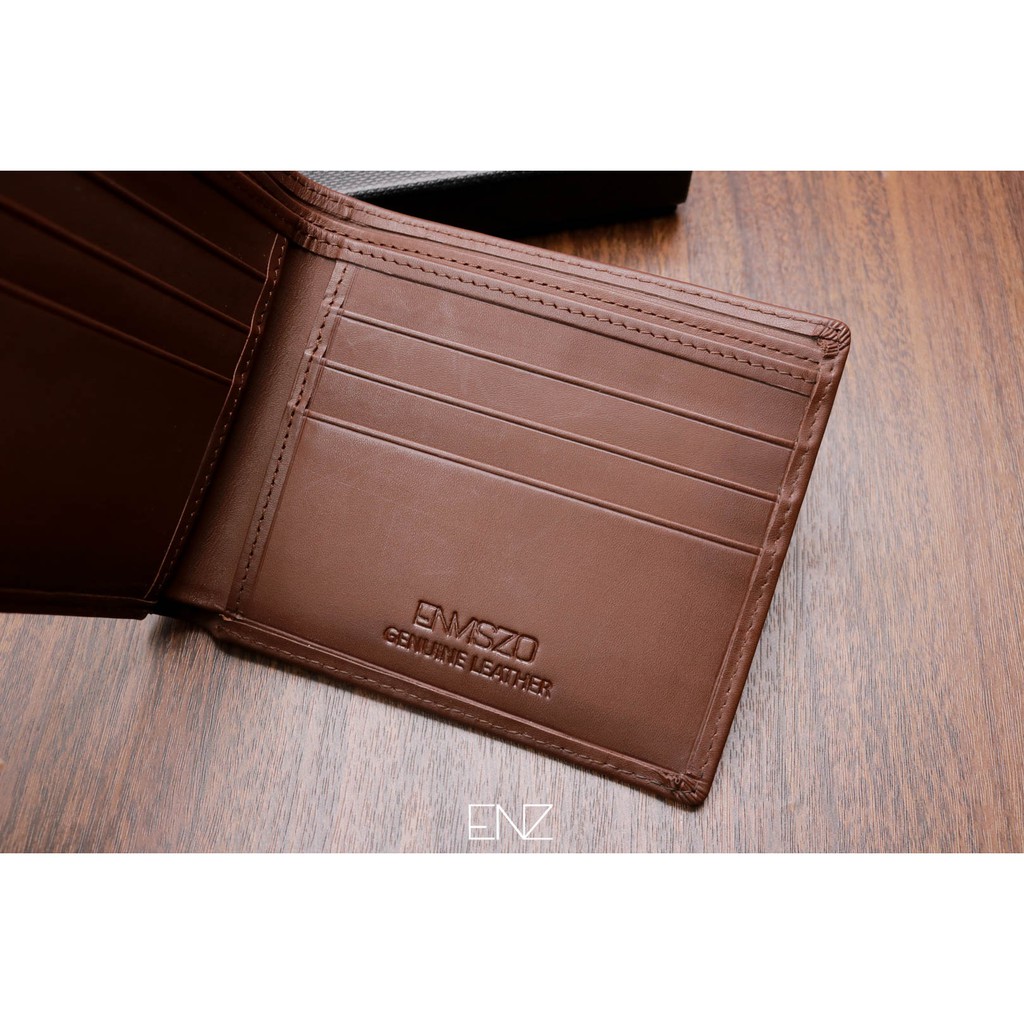 ENVISZO WEAVED BIFOLD กระเป๋าสตางค์สานหนังแท้  – EW-WE-BF ราคา ถูกที่สุด ดีลบีเคเค แกลเลอรีภาพที่ 3