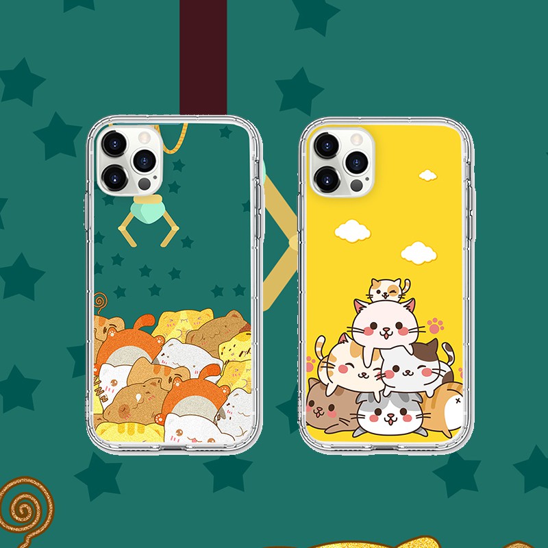 จับแมว เคสไอโฟน iPhone 12 pro max soft case iPhone 11 Pro Max cover