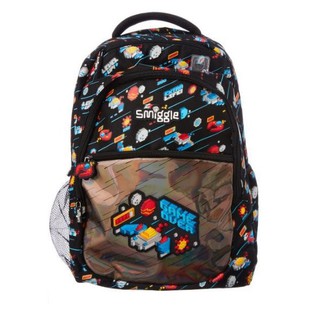 ✈✈ Smiggle Backpack กระเป๋าเป้สมิกเกอ ลาย Lego สีดำ ของแท้ ✈✈ AUD พร้อมส่ง!!