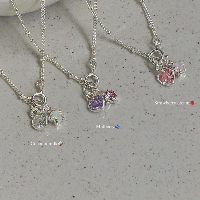SissyJewelry // สร้อยข้อมือเงินแท้ รุ่น Fruity mix Dots ) 🎁Free gift box🎁