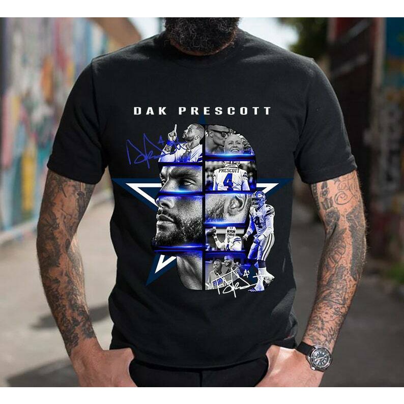 Dallas Cowboys T เสื้อ The Cowboys ลายเซ็นวันหยุด