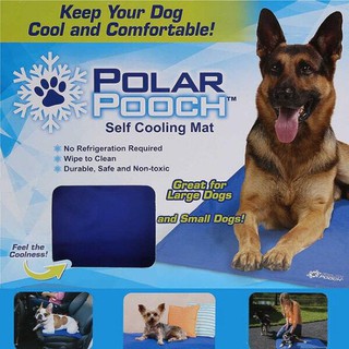 ที่นอนเจลเย็นสำหรับสุนัข POLAR POOCH เหมาะสำหรับสุนัขและแมว นวัตกรรมของที่นอนเย็นๆ วางในเบาะ ที่นอนสัตว์เลี้ยง