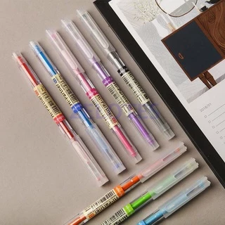ปากกาเจลสี ใช้ขีดเส้น 0.5 mm CHOSCH รุ่น CS-8623 (ราคาต่อชุด/8 สี น้ำเงิน / แดง / ดำ / เขียว / ม่วง / ฟ้า / ชมพู / ส้ม）