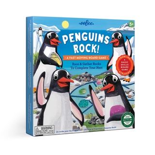 eeBoo Penguins Rock! Board Game เกมกระดานเพนกวินเก็บก้อนหิน