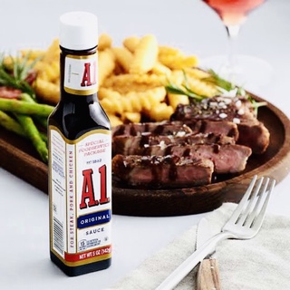 🇱🇷 ซอสสเต๊ก (Streak sauce) นำเข้าจากอเมริกา ตรา A.1. (เอวัน) A1 ขนาด 142g / 283g ซอสหมัก ราด สำหรับสเต๊ก