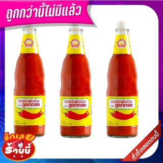 ภูเขาทอง ซอสพริกเผ็ดน้อย 680 กรัม x 3 ขวด Golden Mountain Chili Sauce680 g x 3