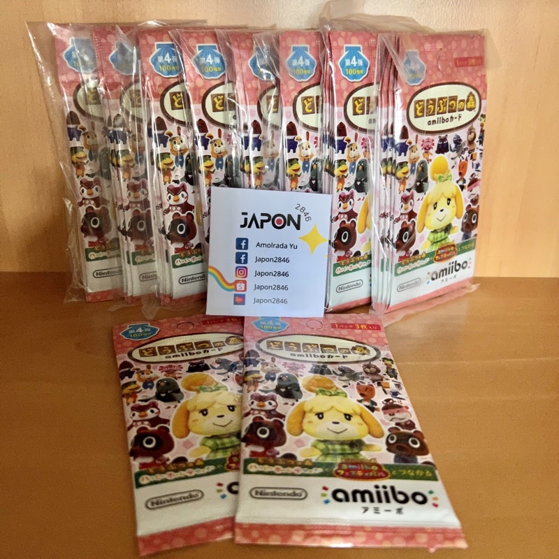 Animal Crossing Amiibo cards Series 4 (JAPAN แท้) พร้อมส่ง ราคาถูกที่สุด