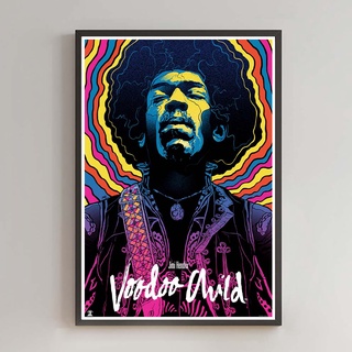 โปสเตอร์ Jimi Hendrix ภาพขนาด 33X48 cm