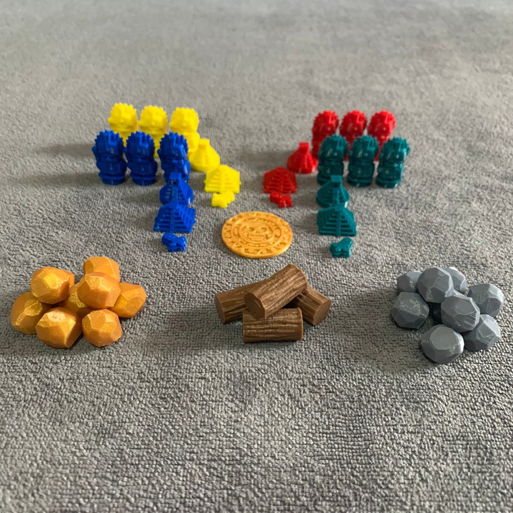 [Plastic] Tzolk'in: The Mayan Calendar Board Game (Tzolkin) : Upgrade Token - ชุดอัพเกรดโทเค่นสำหรับ