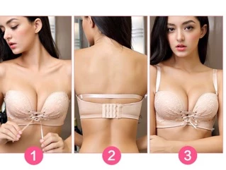 New‼️บราเกาะอก เกาะแน่น ดึงแล้วดูม