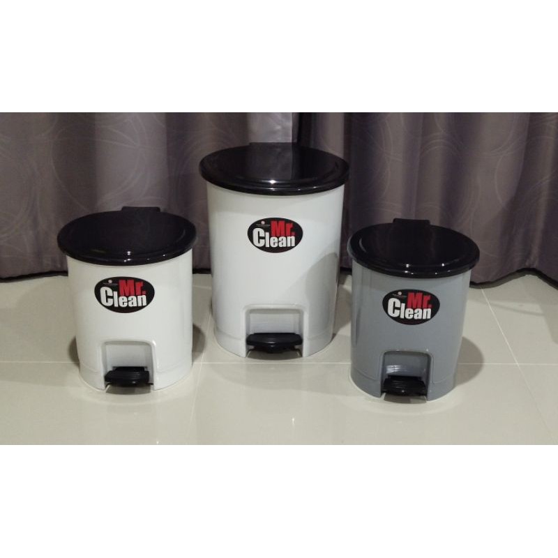 ถังขยะ ถังผง ถังขยะแบบเหยียบ Mr.Clean