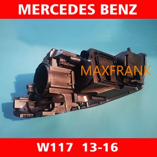 ฝาครอบไฟหน้ารถยนต์ สีดํา สําหรับ MERCEDES BENZ W117 CLA W117 13 14 15 16 W117 CLA 180 200 220 250 260