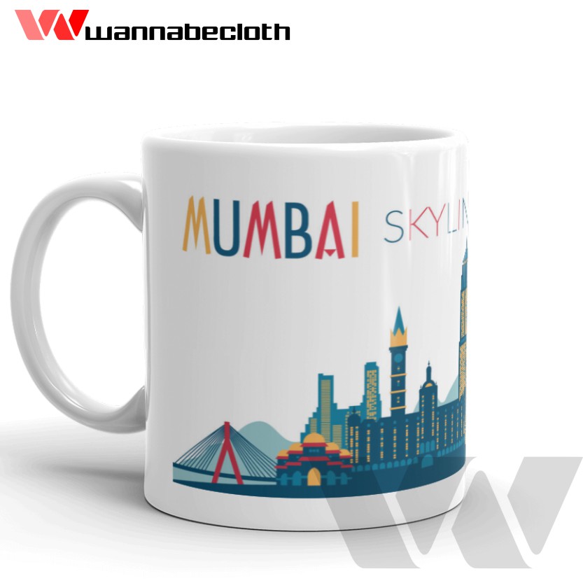 แก้ว Mumbai อินเดีย Mumbai แก้วอินเดีย Mumbai ของที่ระลึก แก้วเมืองโลก