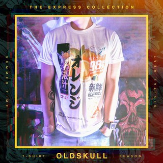 VCIF /OLDSKULL  EXPRESS  - NEW RETRO STYLE   T-     ลายไทย  !