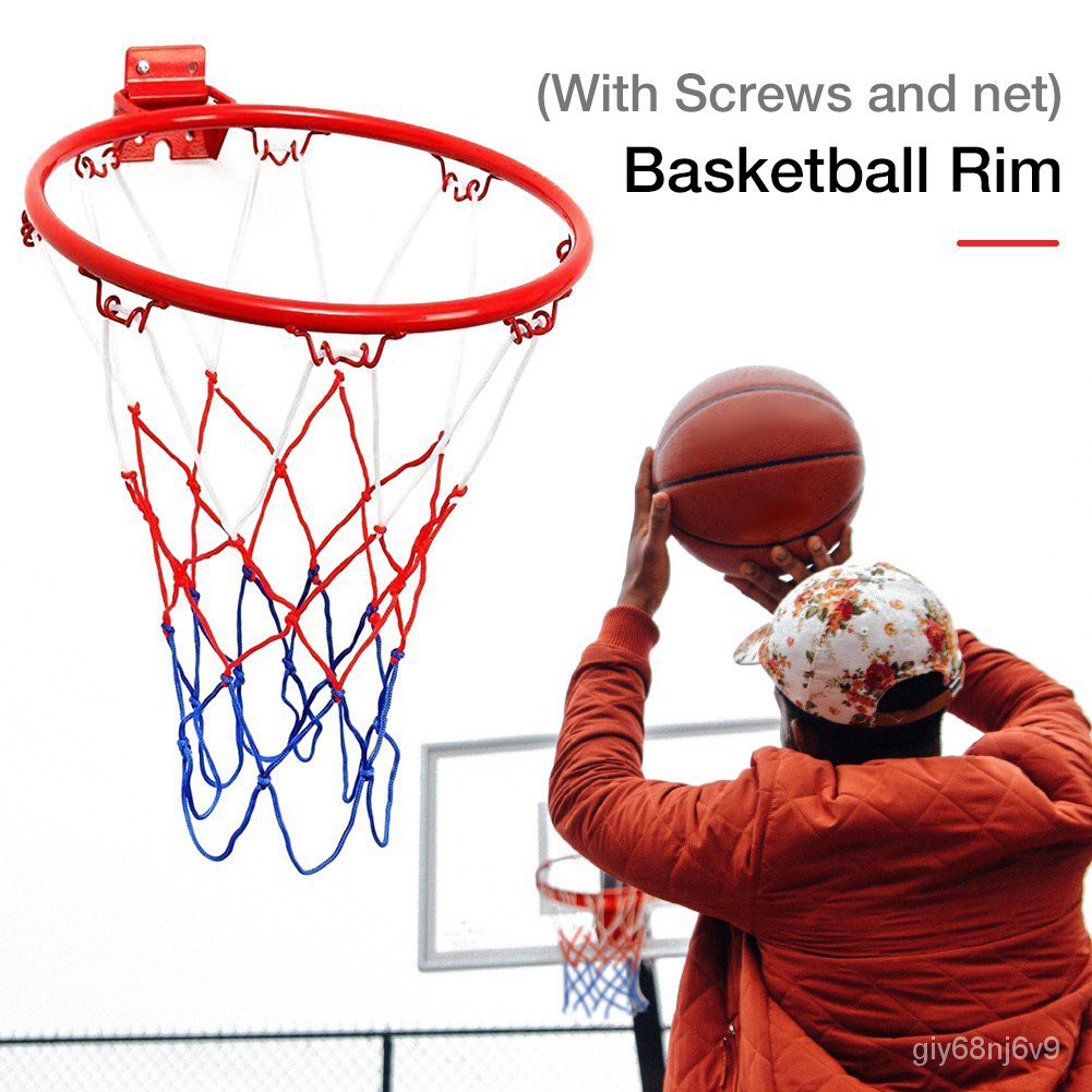 c70u ♡magich♡Hanging Basketball Wall Mounted Goal Hoop Rim with Net ...