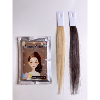 ทรีทเม้นท์เปลี่ยนสีผม  DARK CHOCOLATE-CANDY COLOR KERATIN TREATMENT (แคนดี้คัลเลอร์เคราตินทรีทเม้นท์)