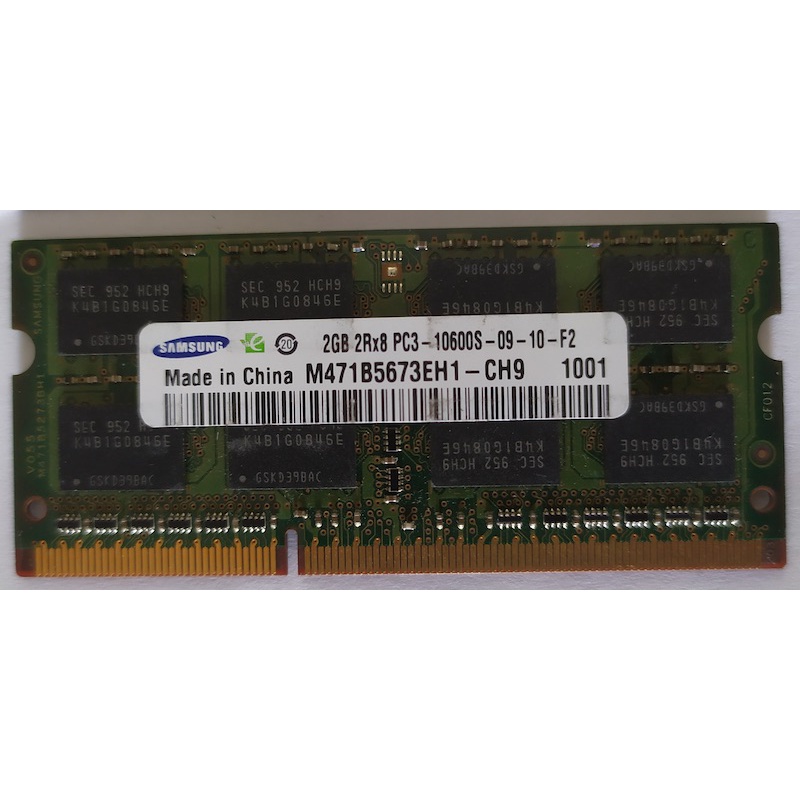 RAM 2GB Samsung PC3-10600S M471B5673EH1-CH9 84FBD8C0
