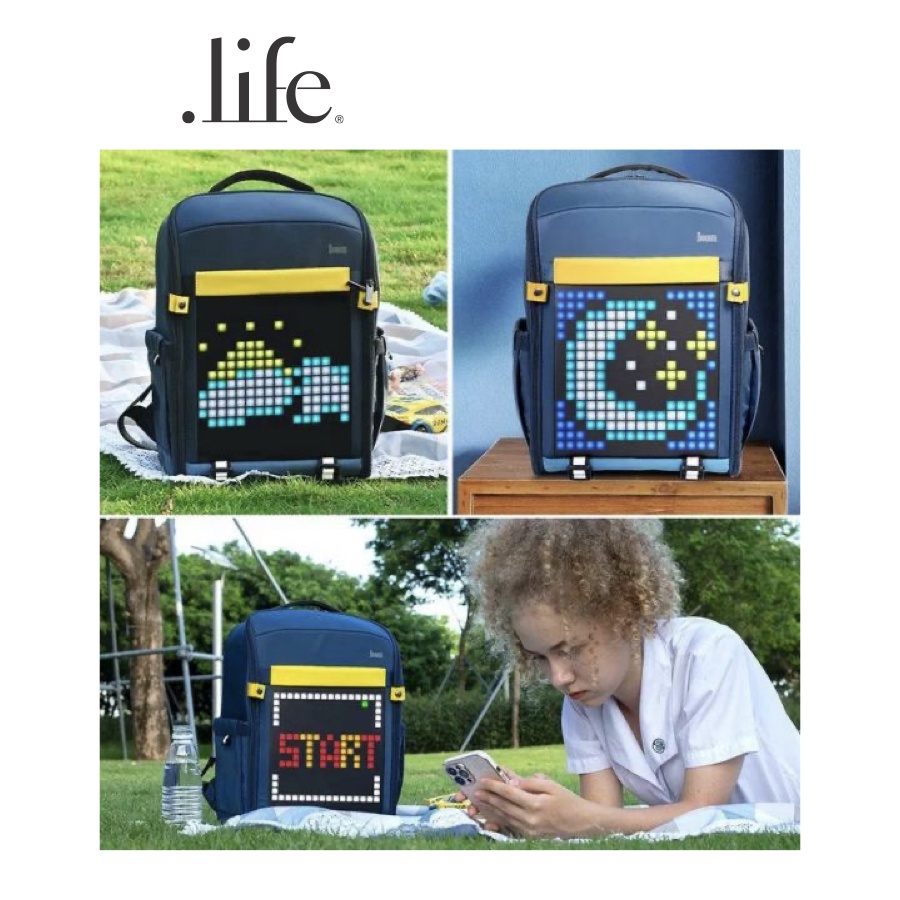 DIVOOM กระเป๋าเป้ Backpack-S - Blue  by dotlife