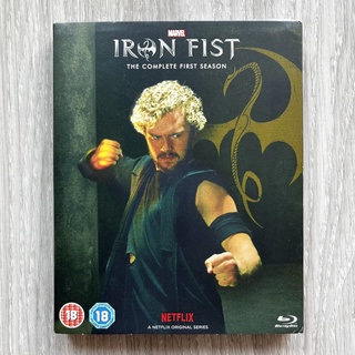 📀Blu-ray แผ่นบลูเรย์ ซีรีส์ Marvels Iron Fist - Season 1(แผ่นแท้ มือ 1 จาก UK พร้อมปกสวมหายาก)