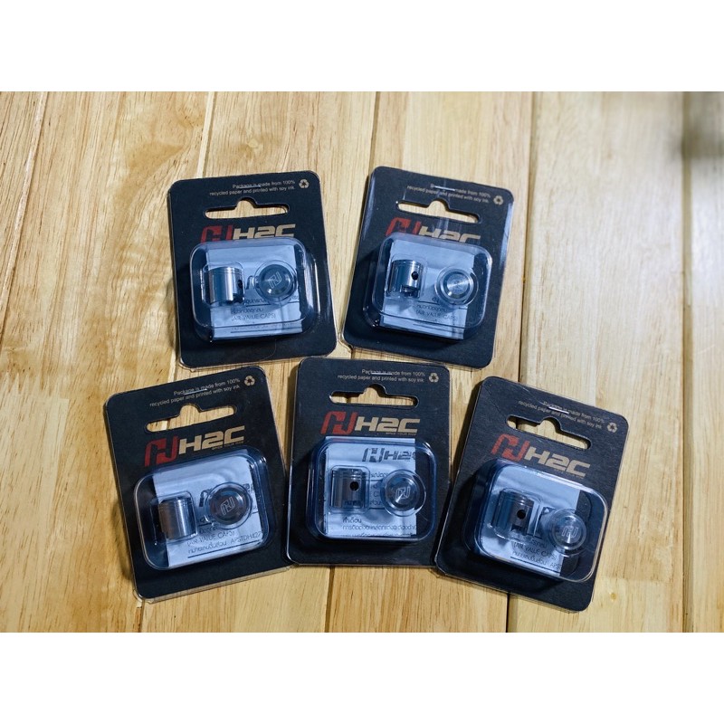 หมวกปิดจุกลม H2C (แท้จากศูนย์) หมวกปิดจุกลมยาง (สีเงิน) Honda H2C แท้