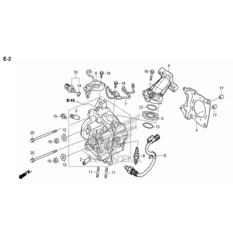 ชุดฝาสูบ PCX150 (2015-2017) หมายเลข 1 ได้ทั้งชุด (12010-K36-T00) อะไหล่แท้ศูนย์ฮอนด้า 100%