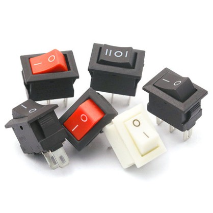 (2 ชิ้น)Kcd11 สวิตช์โยกไฟฟ้า รูปเกียร์ 2/3 สอง/3 Pin 15 * 10 มม. 3A250V