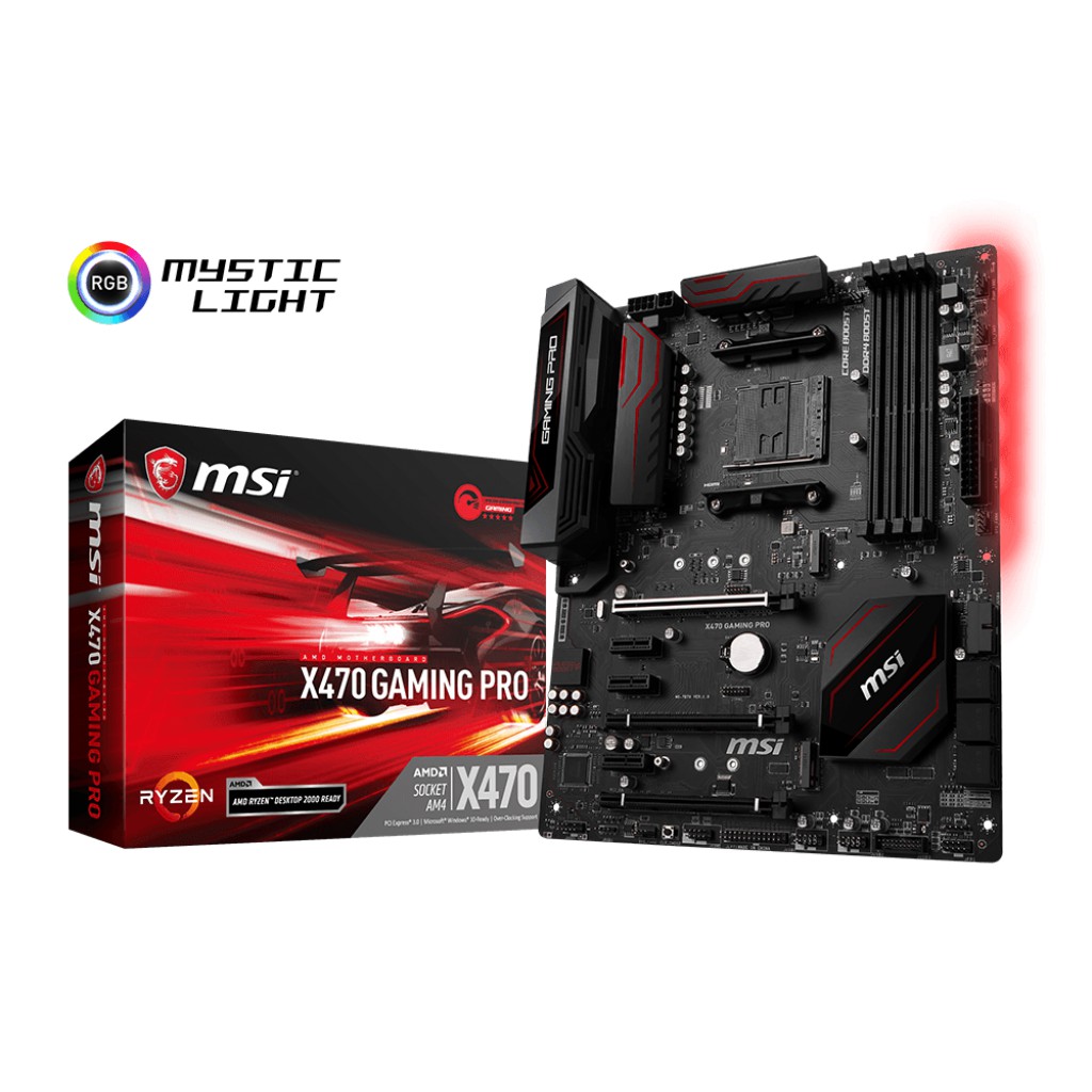 MSI X470 Gaming Pro Mainboard 4Years Warranty AMD AM4