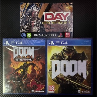 แผ่นเกมส์ PS4 **Doom eternal** สินค้ามือ &lt;1&gt;&lt;2&gt;