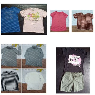 เซ็ทเสื้อเด็กหญิงมือสอง ไซส์150 ซ 21052