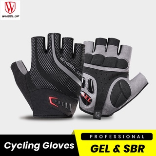 WHEELUP Pro-Gel ถุงมือปั่นจักรยานแบบ Gel และ SBR ลดการสั่นสะเทือน