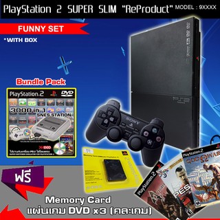 Ps2 ReProduct Sony Playstation 2 PS2 Slim 90006 Funny Set (SFC PLUS)