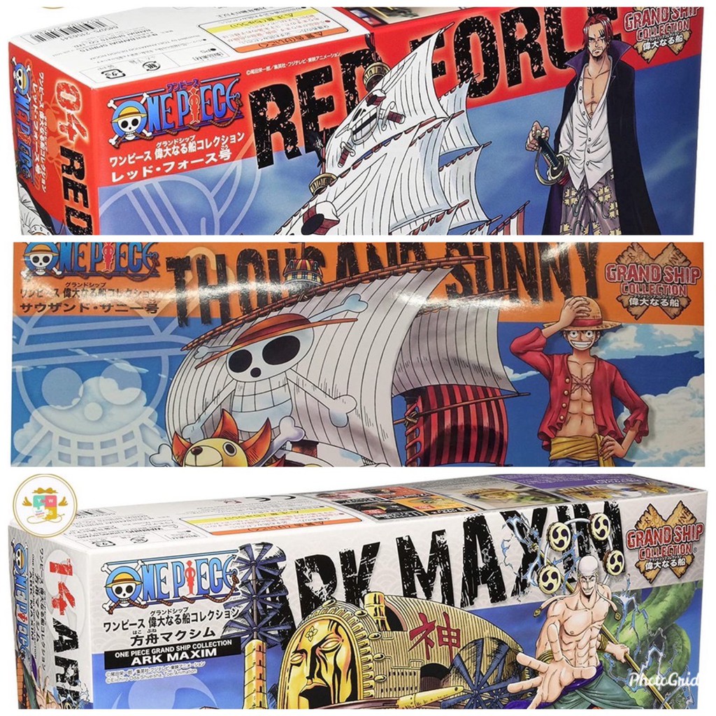 🇯🇵โมเดลวันพีช model one piece figure โมเดล วันพีช  Great Ship เรือวันพีช ฟิกเกอร์ ลูฟี่ ผมแดง เอเนล