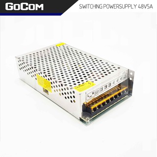 Gocom สวิทชิ่ง DC 48V โวลท์ 5A แอมป์ เพาเวอร์ซัพพลาย 240 วัตต์ Switching Power Supply 220V AC to 48V DC 5A Power 240W