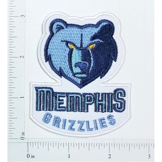 NBA Memphis Gizzlies Basketball team sport โลโก้ แอลเอ เลกเกอร์ส เอ็นบีเอ บาสเก็ตบอล กีฬา ตัวรีดติดเสื้อ เย็บติดเสื้อ