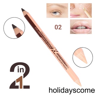 [HCLM] Professional 2 in 1 Make Up Eyebrow Pencil Color Corrector Double-ended Concealer Eyebrow Pen