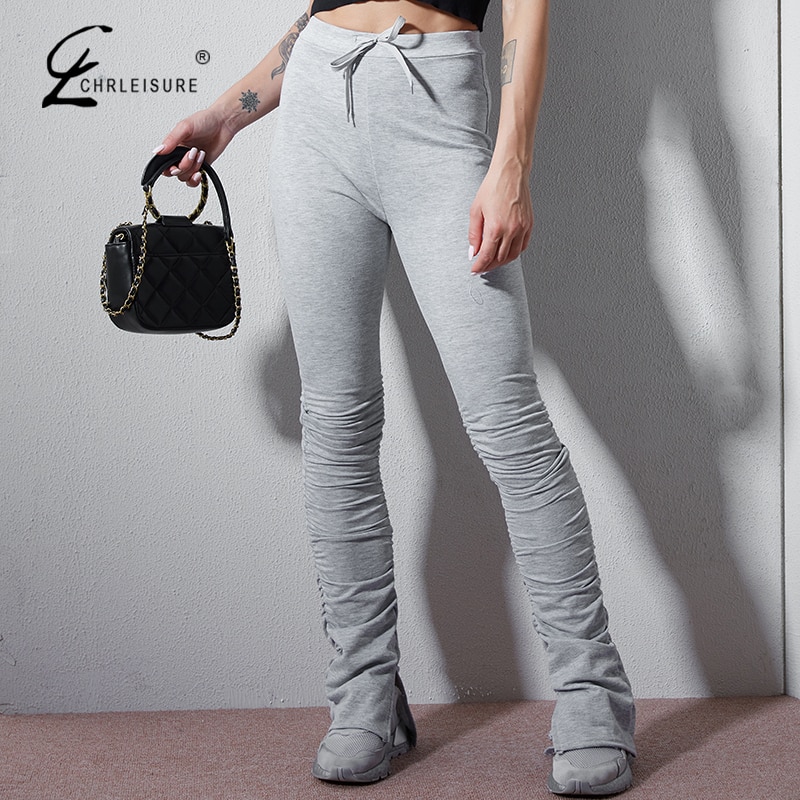 plus size stacked sweatpants