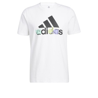 adidas Illustrative Linear Graphic Tee ผู้ชาย สีขาว HE4838