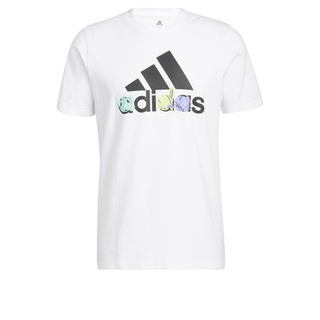 adidas Illustrative Linear Graphic Tee ผู้ชาย สีขาว HE4838