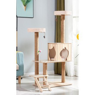 MI คอนโดแมว ที่ข่วนเล็บแมว คอนโดแมว เสาลับเล็บแมว บ้านแมว cat  tree