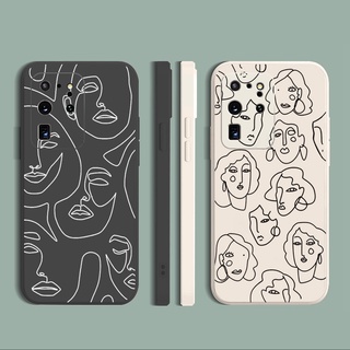 เคสโทรศัพท์มือถือ แบบนิ่ม ขอบสี่เหลี่ยม สําหรับ Samsung Galaxy S21 Ultra S20 FE S10 Plus